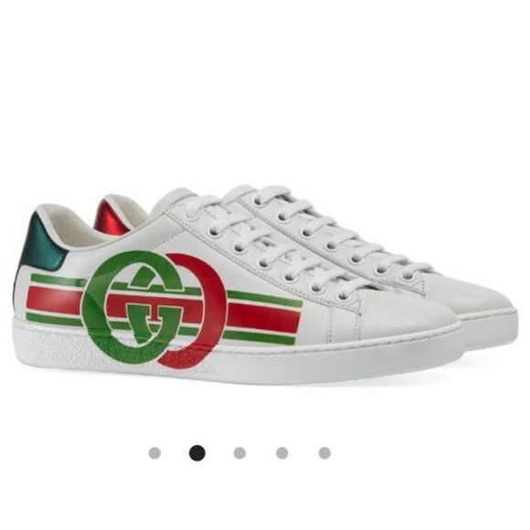 Gucci | Interlocking G Ace Sneakers Size 10.5 NEW - Picture 2 of 12